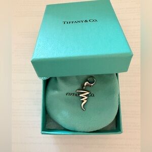 Tiffany & Co. Paloma Picasso Sterling silver Zig Zag charm with clasp